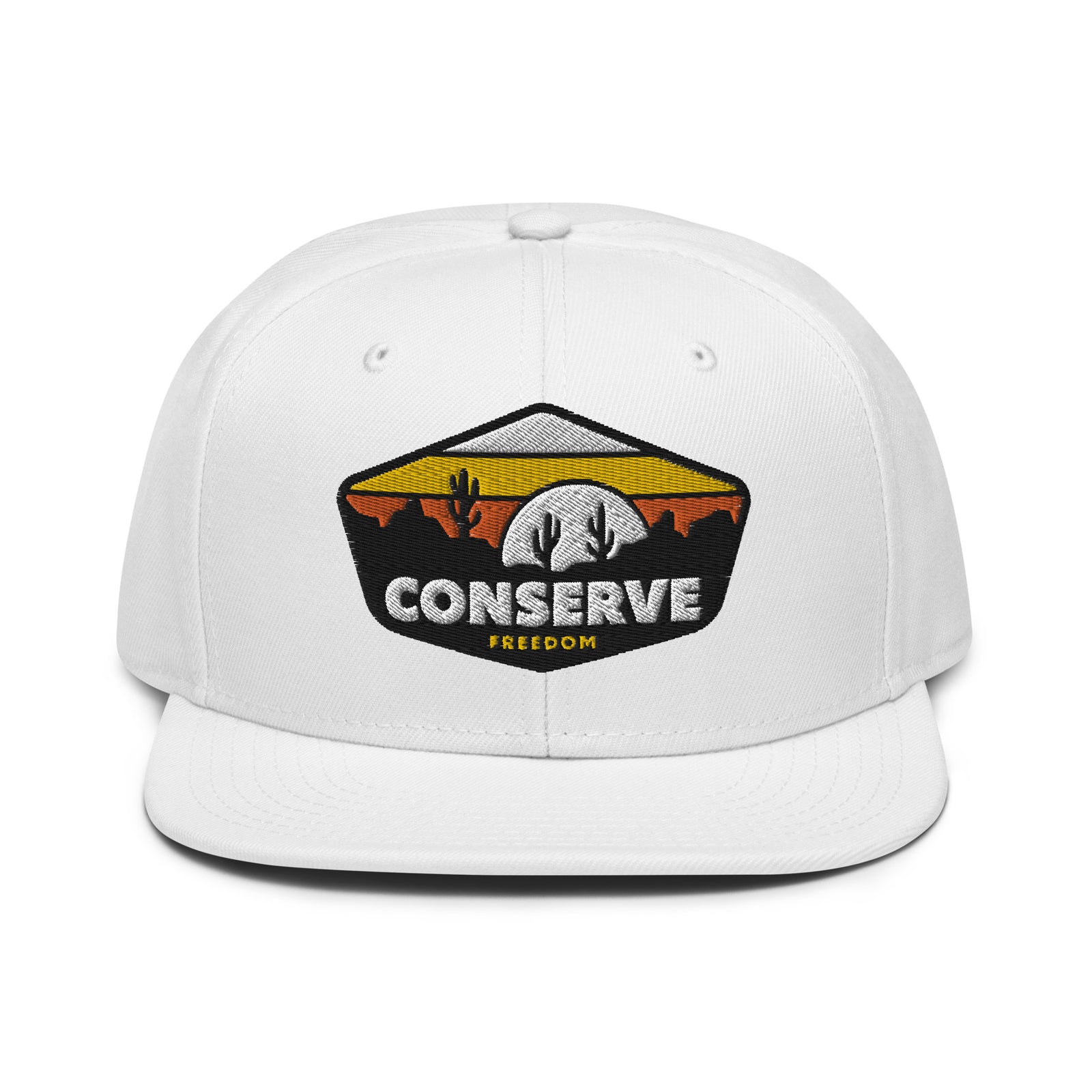 Conserve Freedom Retro Snapback Hat