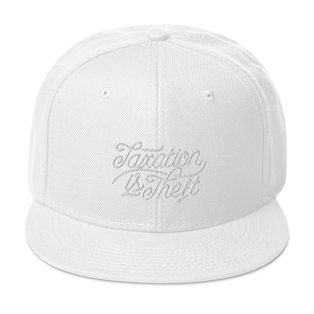 Taxation Is Theft Wool Blend Snapback