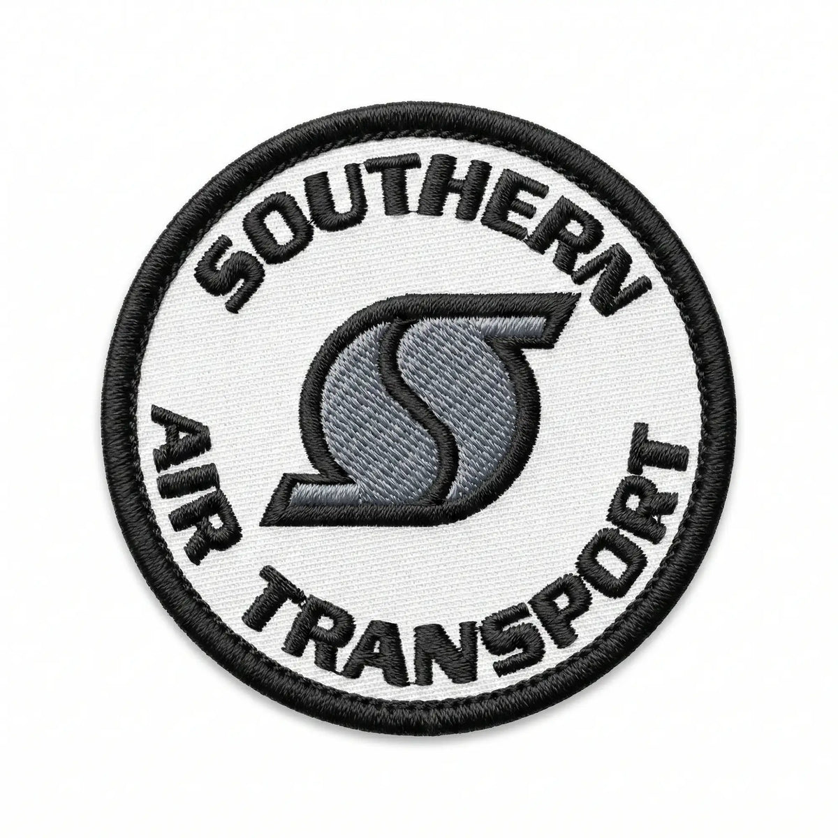 Patch with 'Southern Air Transport' logo on a white background