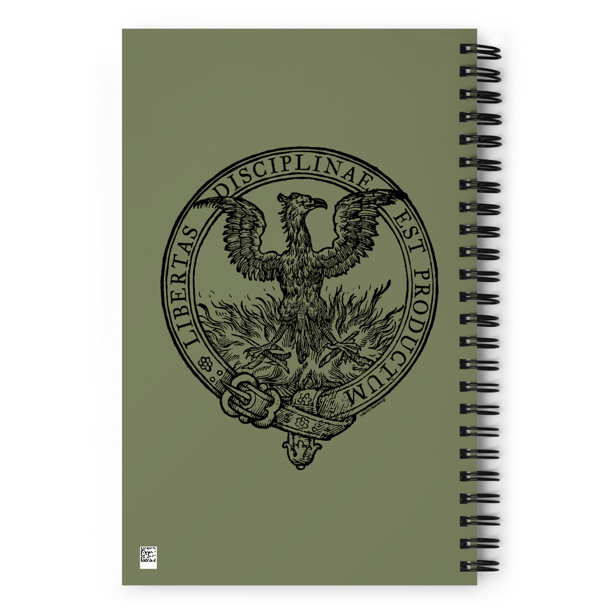 Discipline Bestows Liberty Spiral Notebook