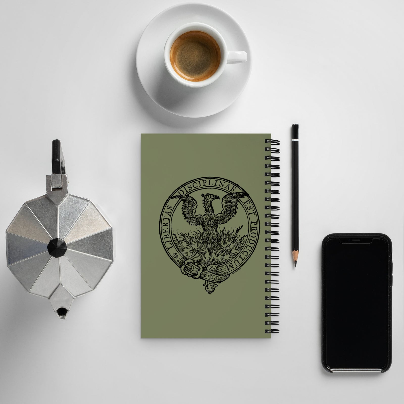 Discipline Bestows Liberty Spiral Notebook