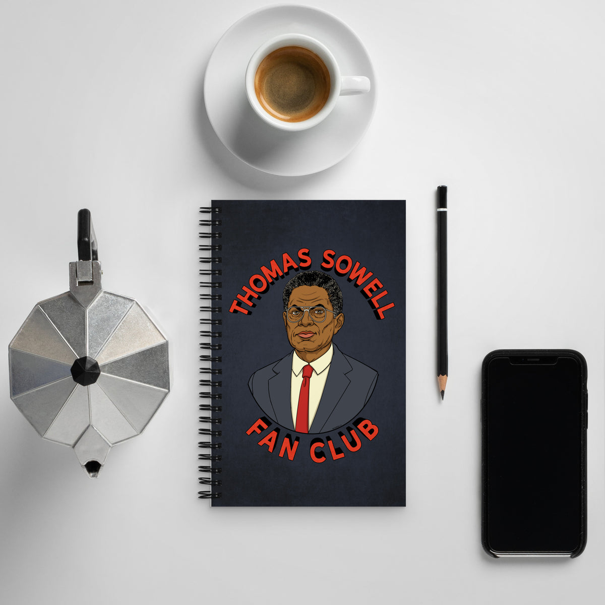 Thomas Sowell Fan Club Spiral Notebook