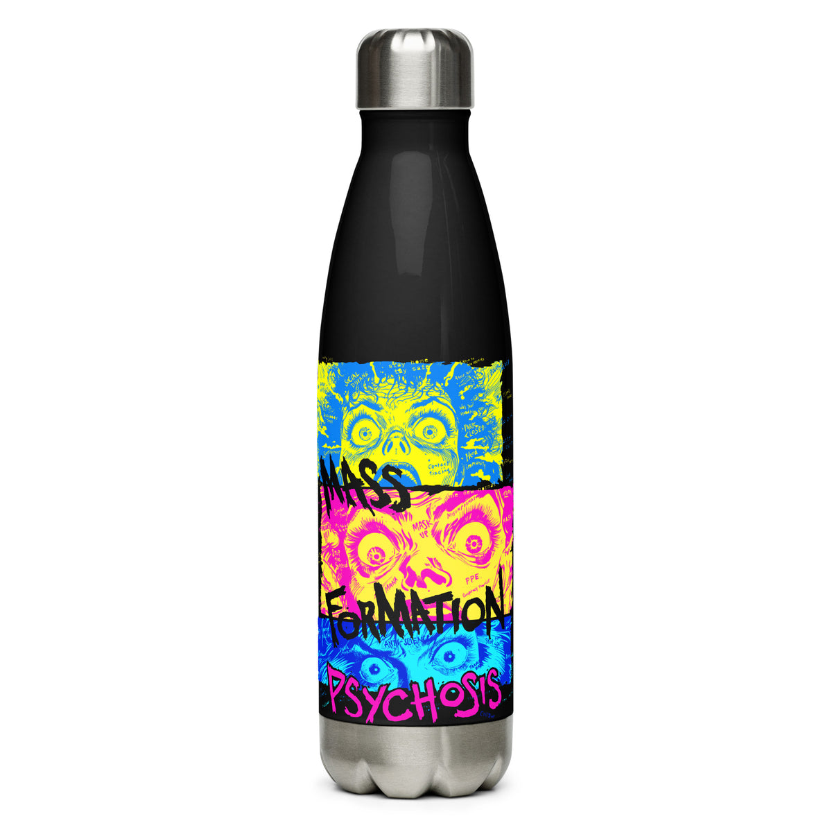 Mass Formation Psychosis Stainless Double-wall Vacuum Steel Water Bottle