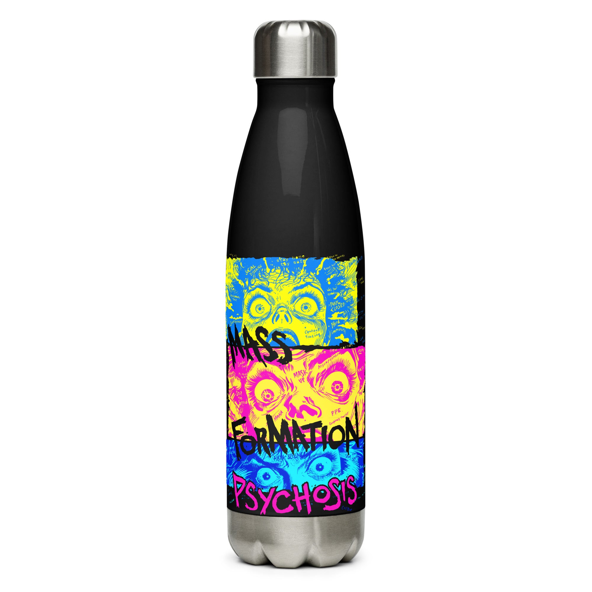 Mass Formation Psychosis Stainless Double-wall Vacuum Steel Water Bottle