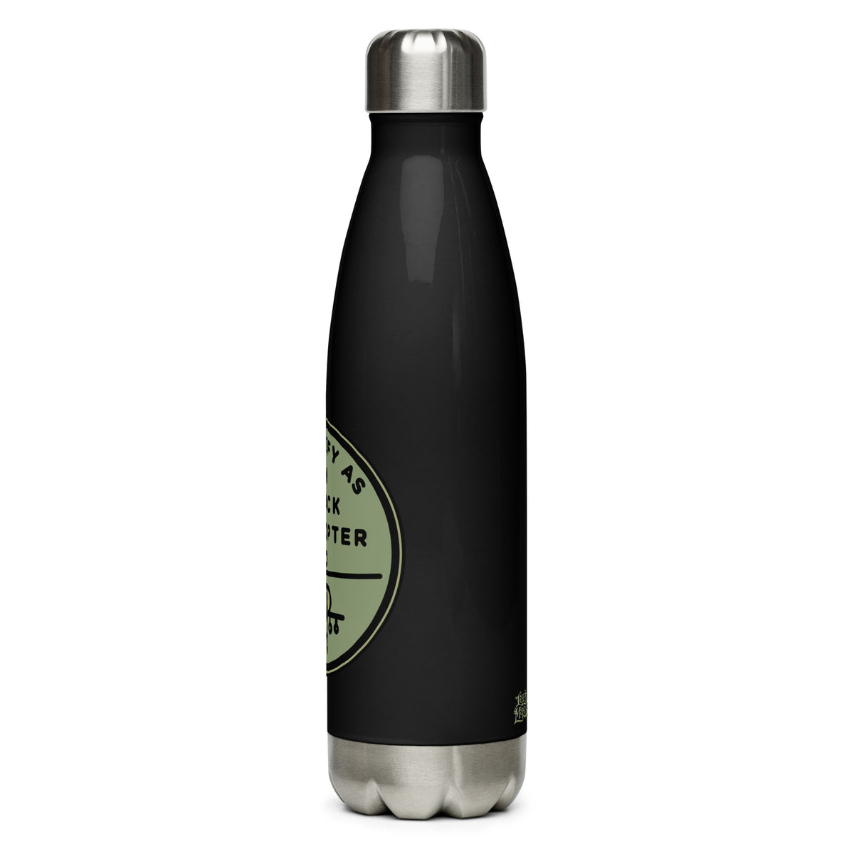 I Identify as an Attack Helicopter Stainless Steel Water Bottle