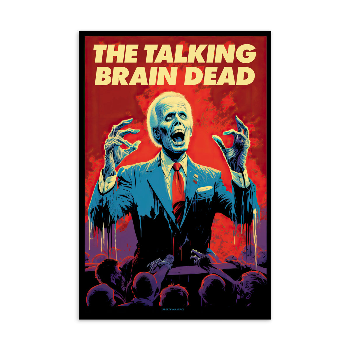 The Talking Brain Dead Postcard