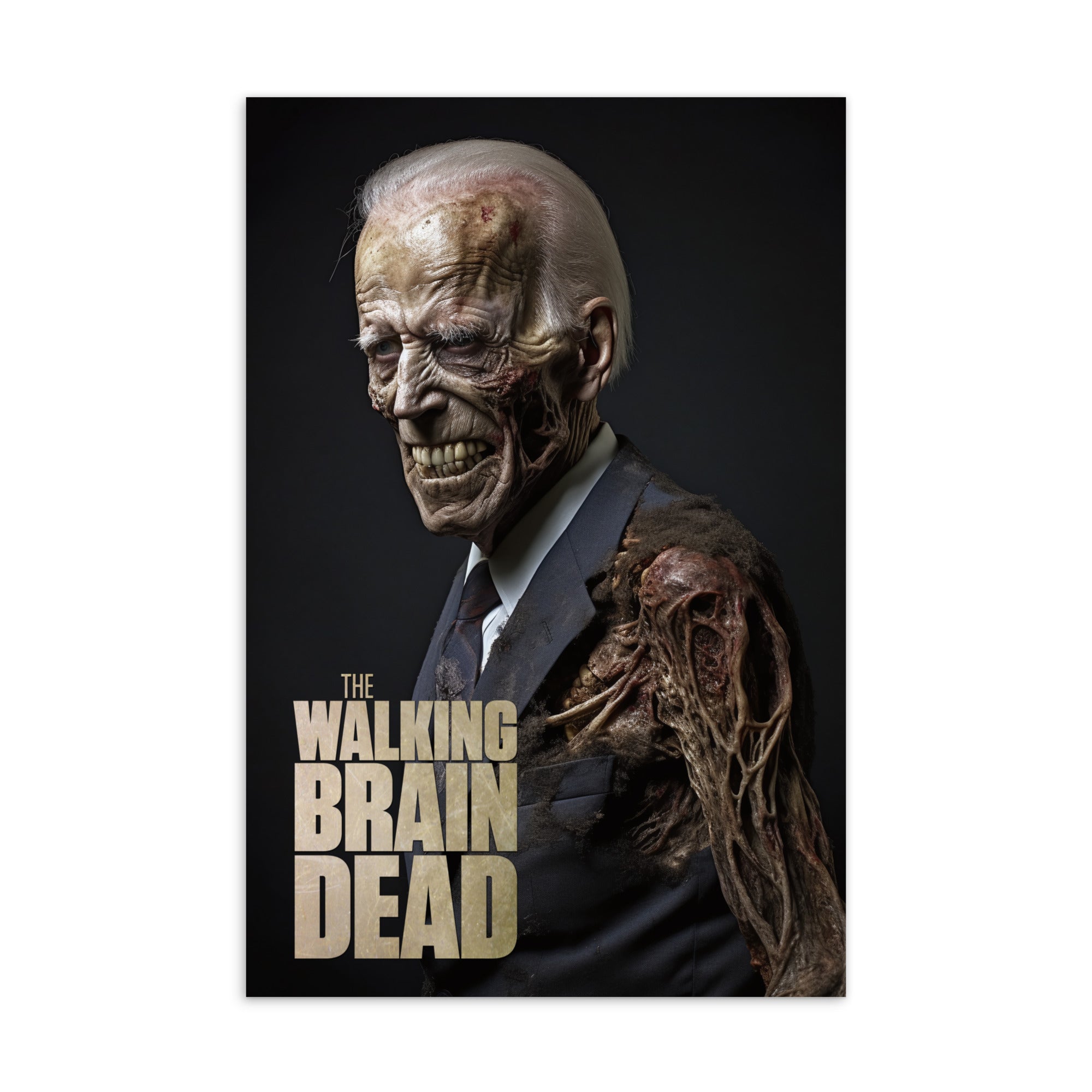 The Walking Brain Dead Postcard