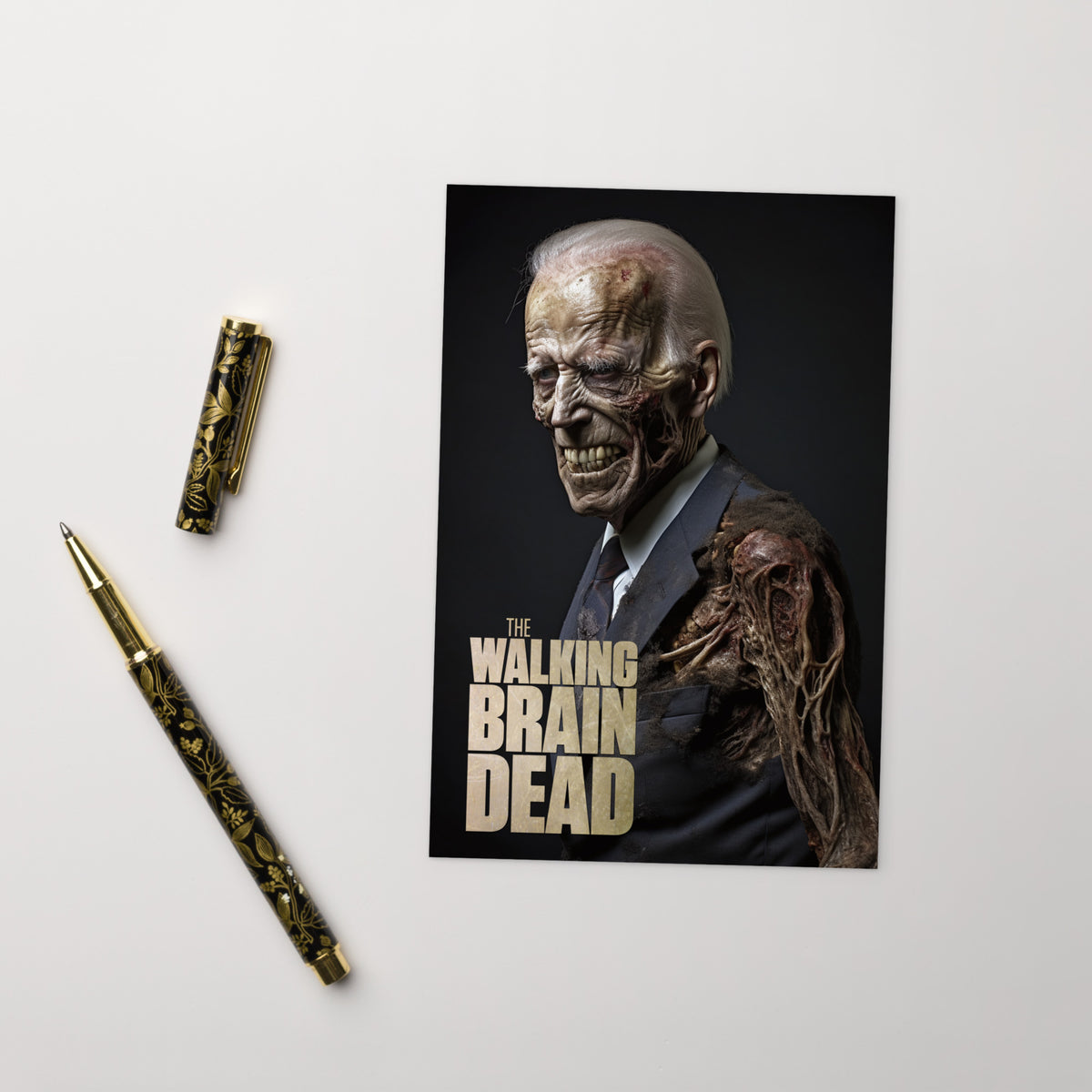 The Walking Brain Dead Postcard