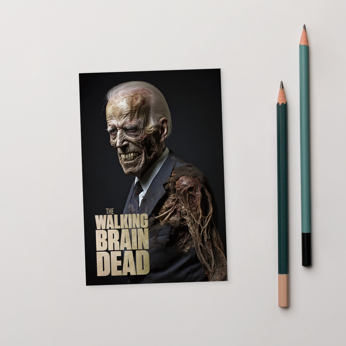 The Walking Brain Dead Postcard