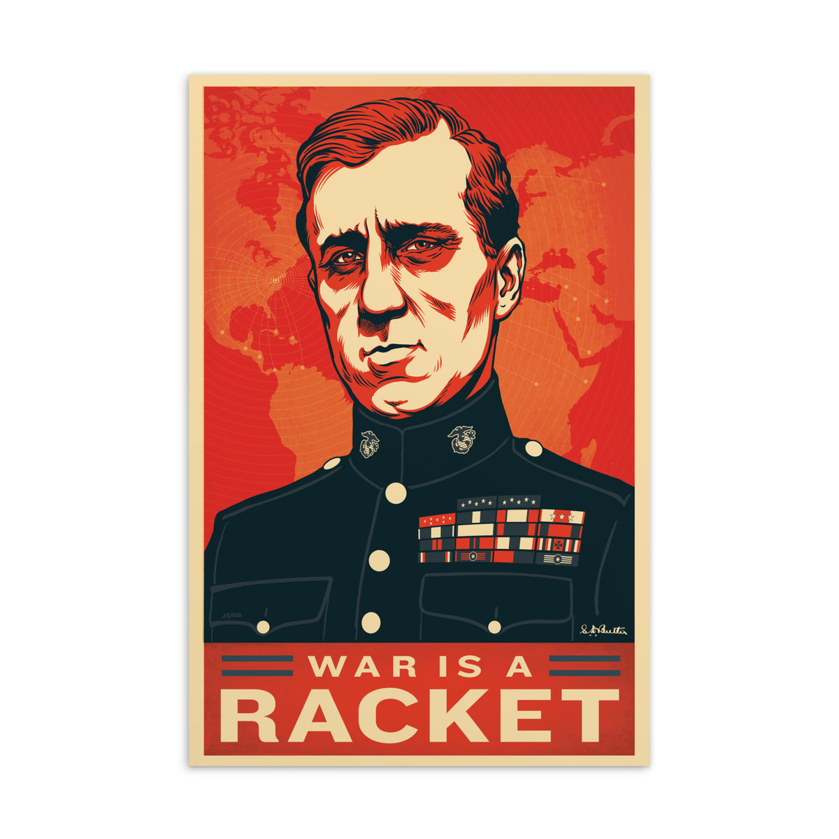 Smedley Butler Standard Postcard