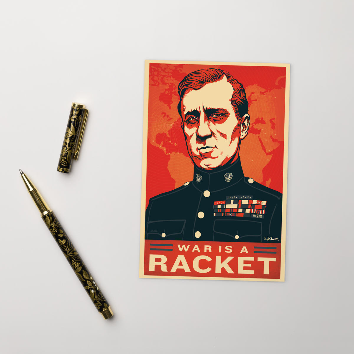 Smedley Butler Standard Postcard