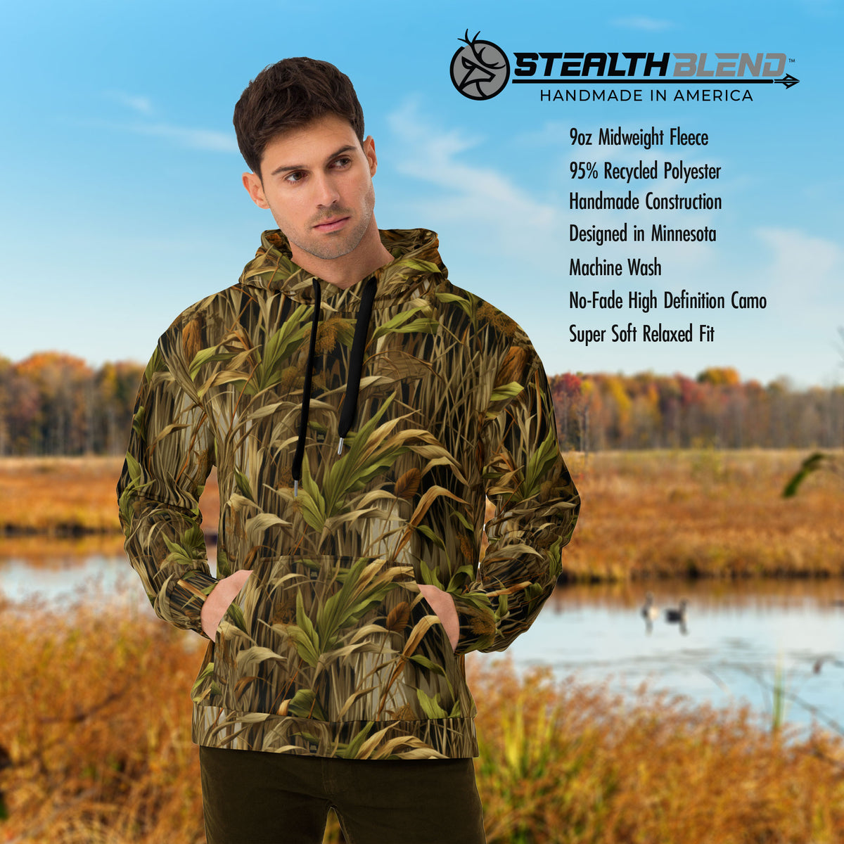 StealthBlend Mash Camouflage Hoodie