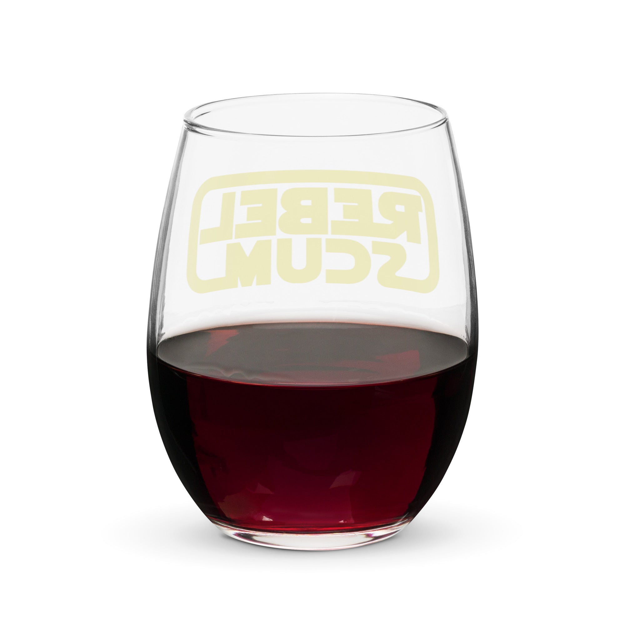 Rebel Scum Stemless Wine Glass