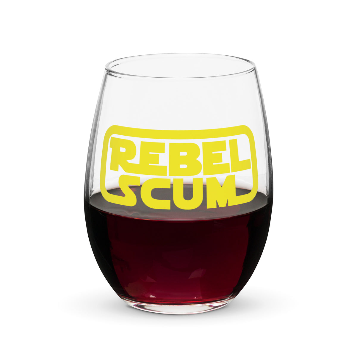 Rebel Scum Stemless Wine Glass