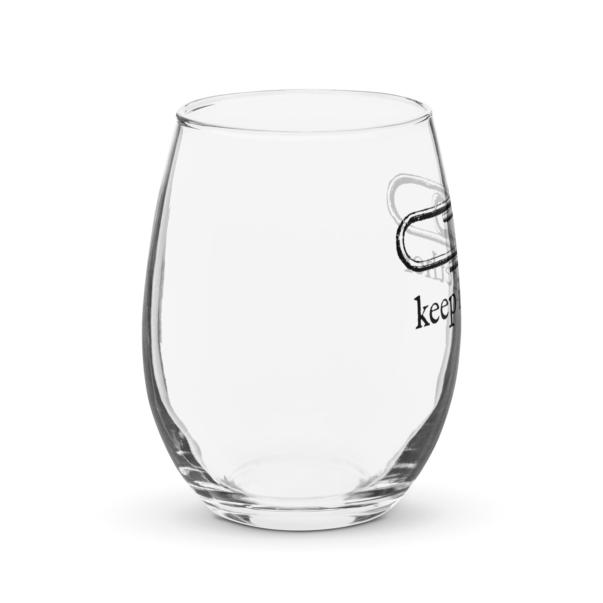 Keep It Together Stemless Wine Glass
