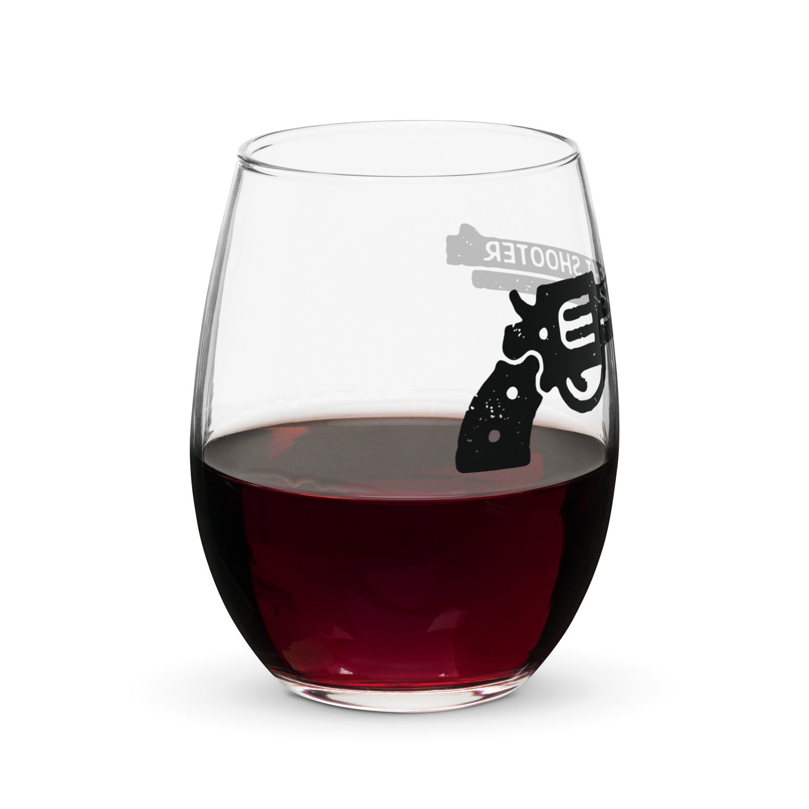 Straight Shooter Stemless Wine Glass