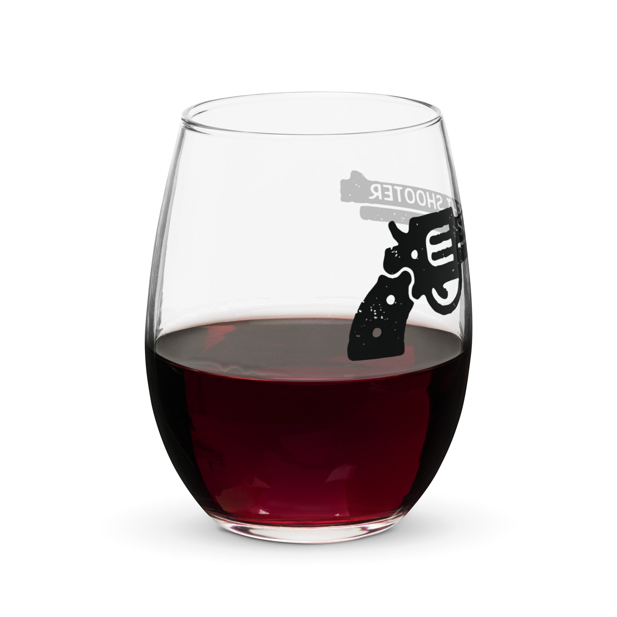 Straight Shooter Stemless Wine Glass