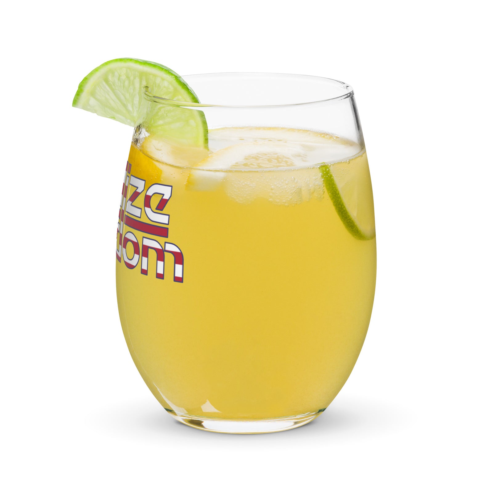 Legalize Freedom Stemless Wine Glass