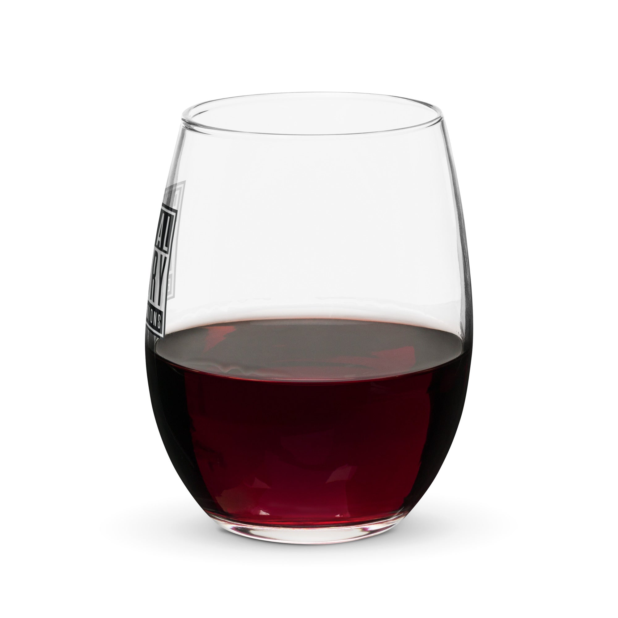 Political Advisory Stemless Wine Glass