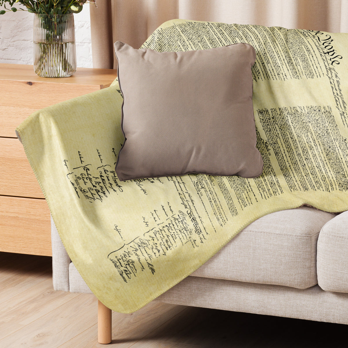 The United States Constitution Sherpa Blanket