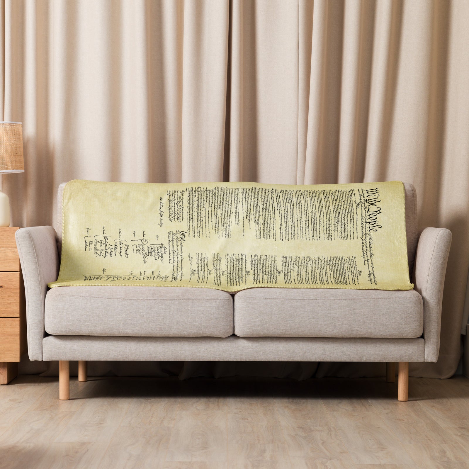 The United States Constitution Sherpa Blanket