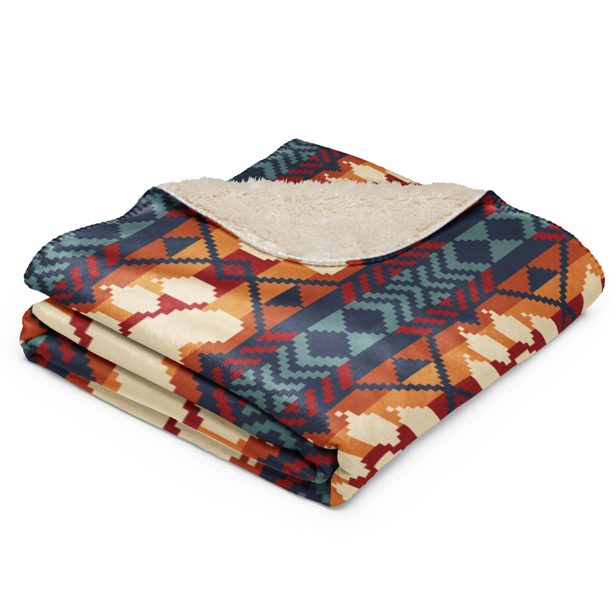 Wolf Paw Maiitsoh Tizhini Sherpa Blanket