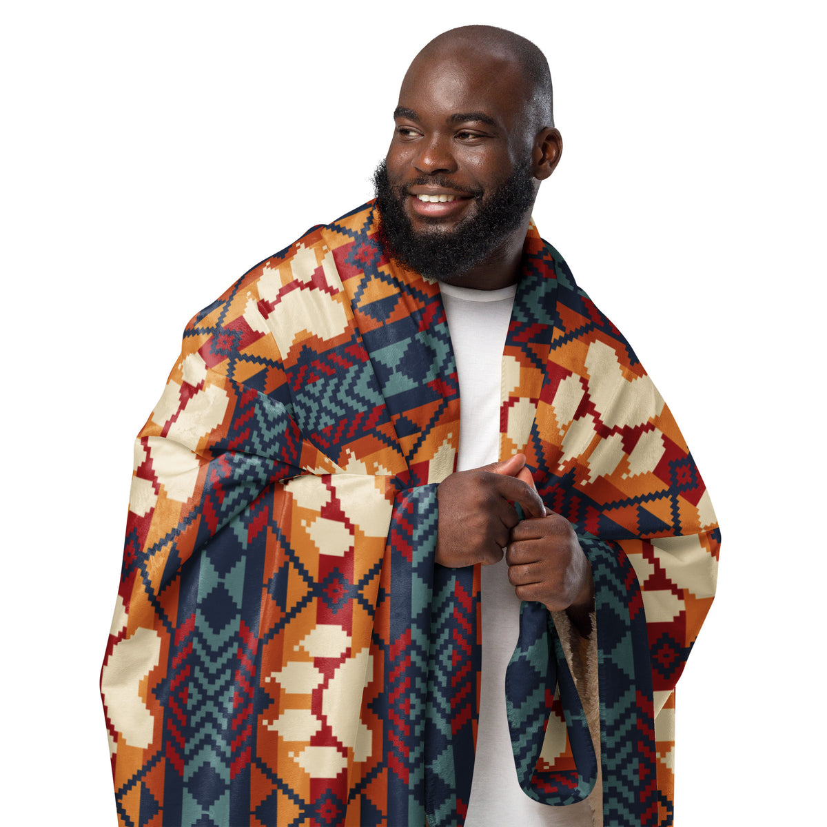 Wolf Paw Maiitsoh Tizhini Sherpa Blanket