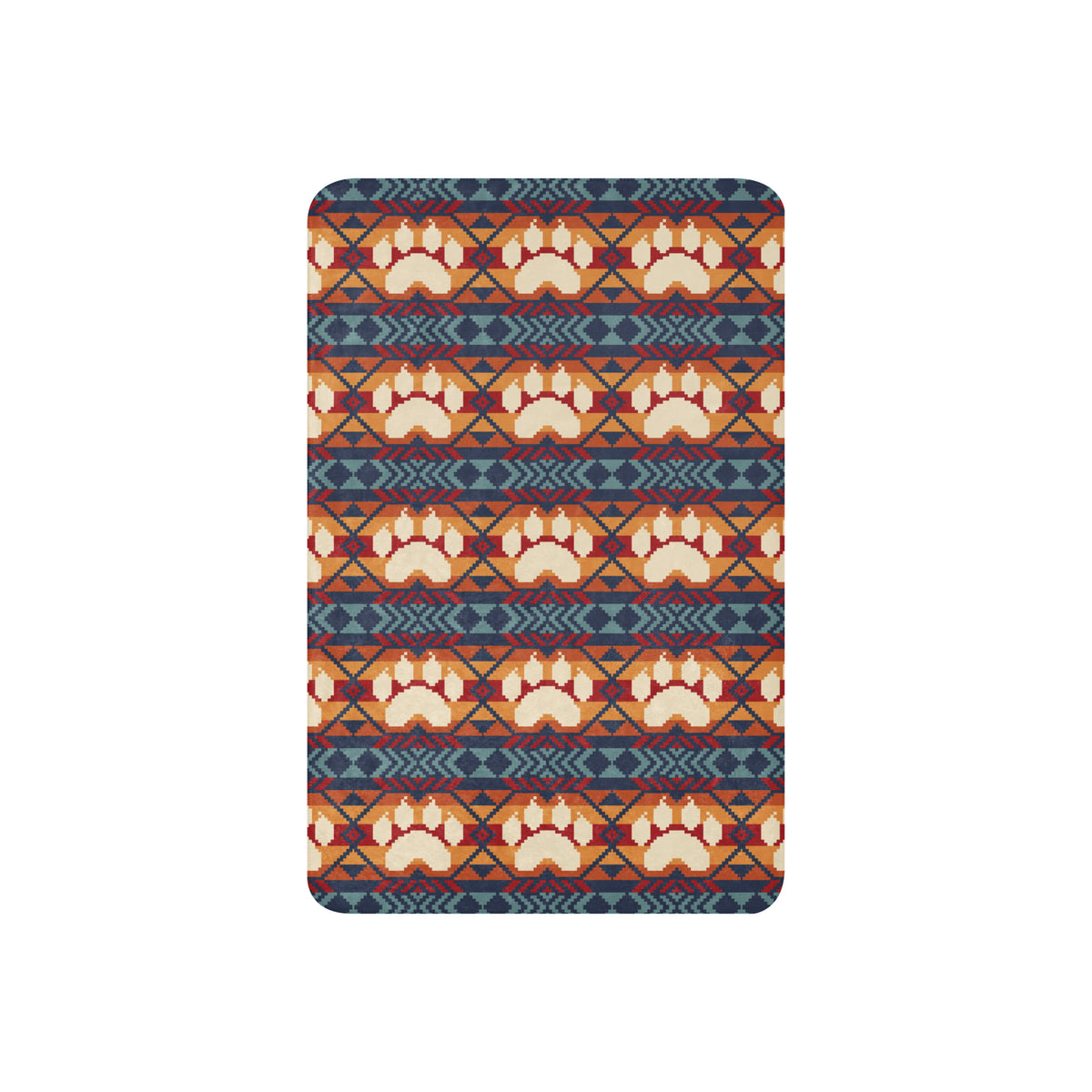 Wolf Paw Maiitsoh Tizhini Sherpa Blanket