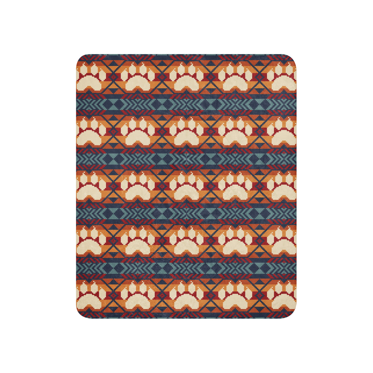 Wolf Paw Maiitsoh Tizhini Sherpa Blanket