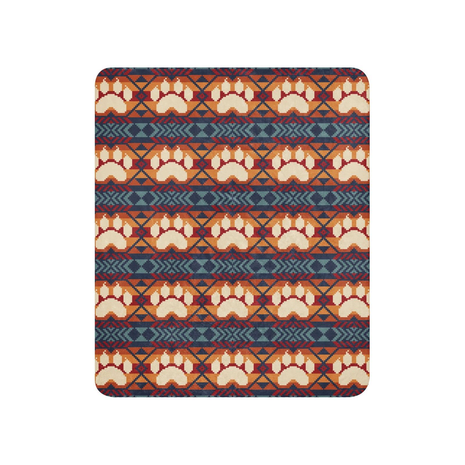 Wolf Paw Maiitsoh Tizhini Sherpa Blanket