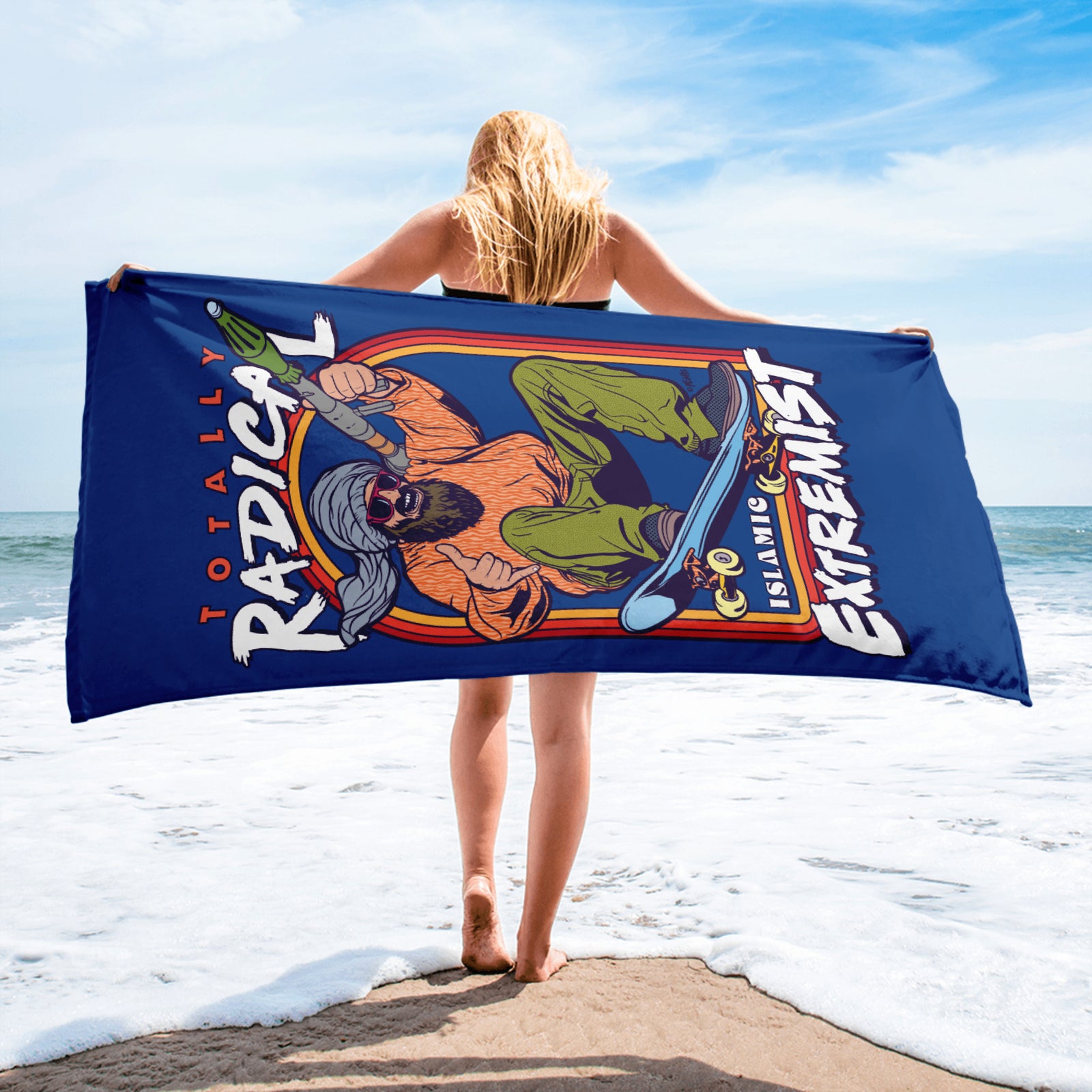 Totally Radical Islamic Extremist Beach Towel