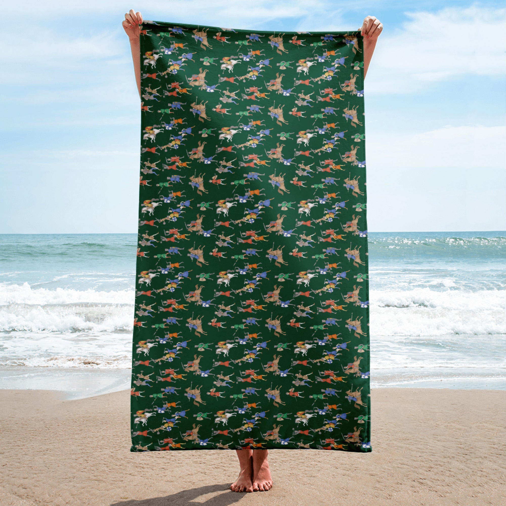Medieval Battle Beach Towel