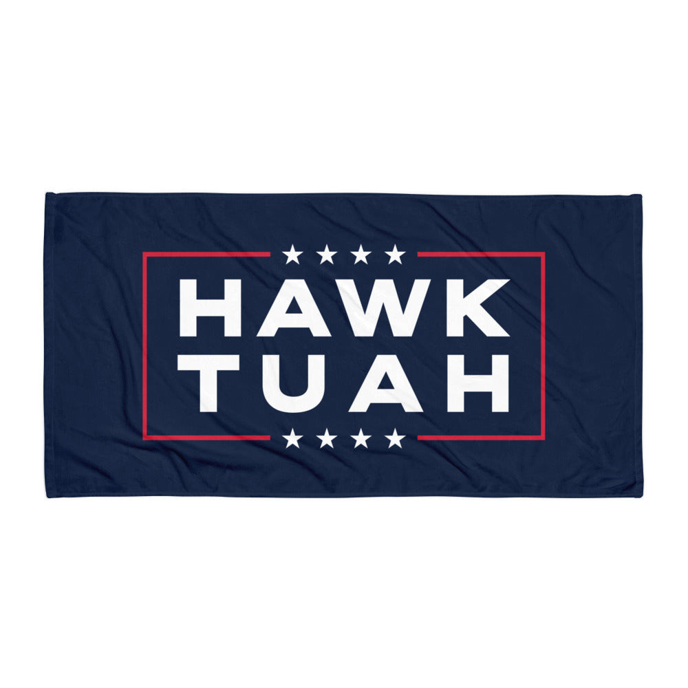 Hawk Tuah Beach Towel
