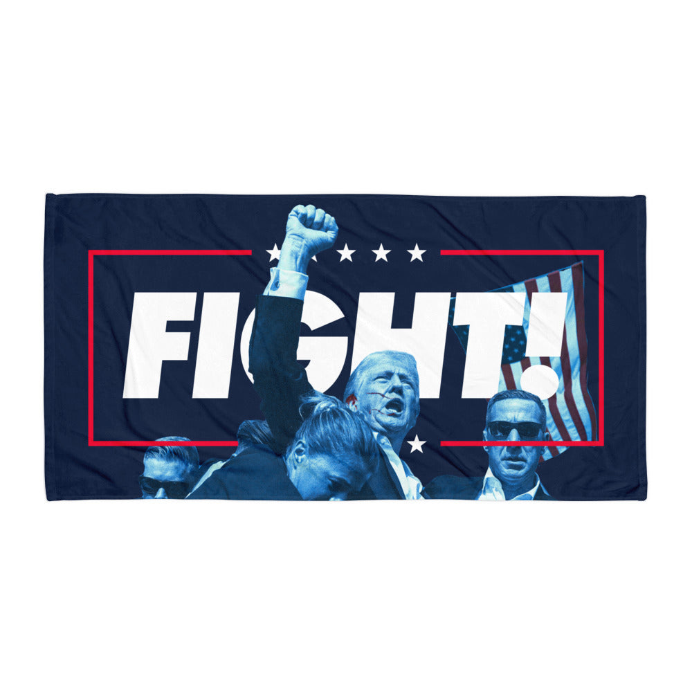 Trump Fight the Good Fight Beach Towel