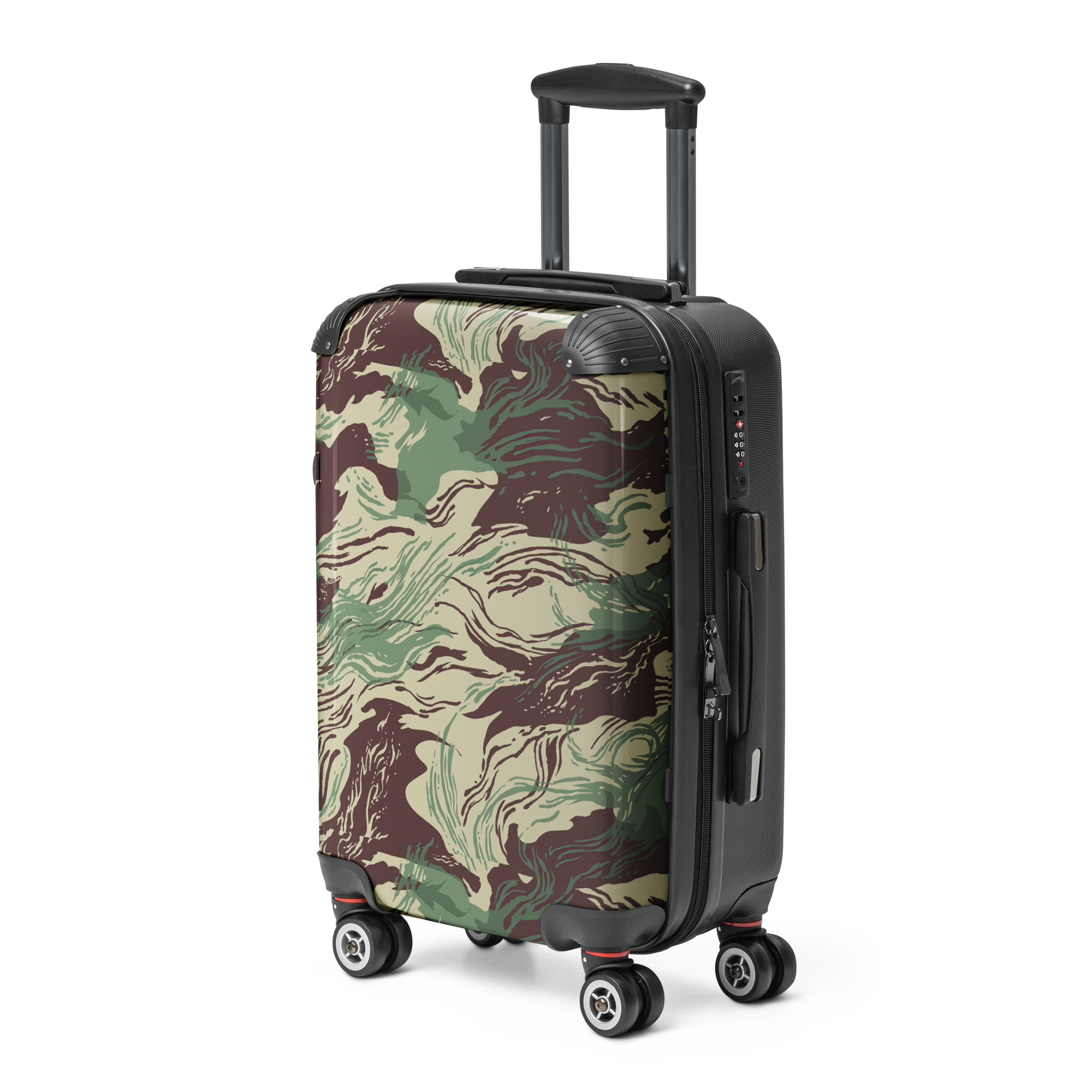 Rhodesian Brushstroke Camouflage Hard-shell Suitcase