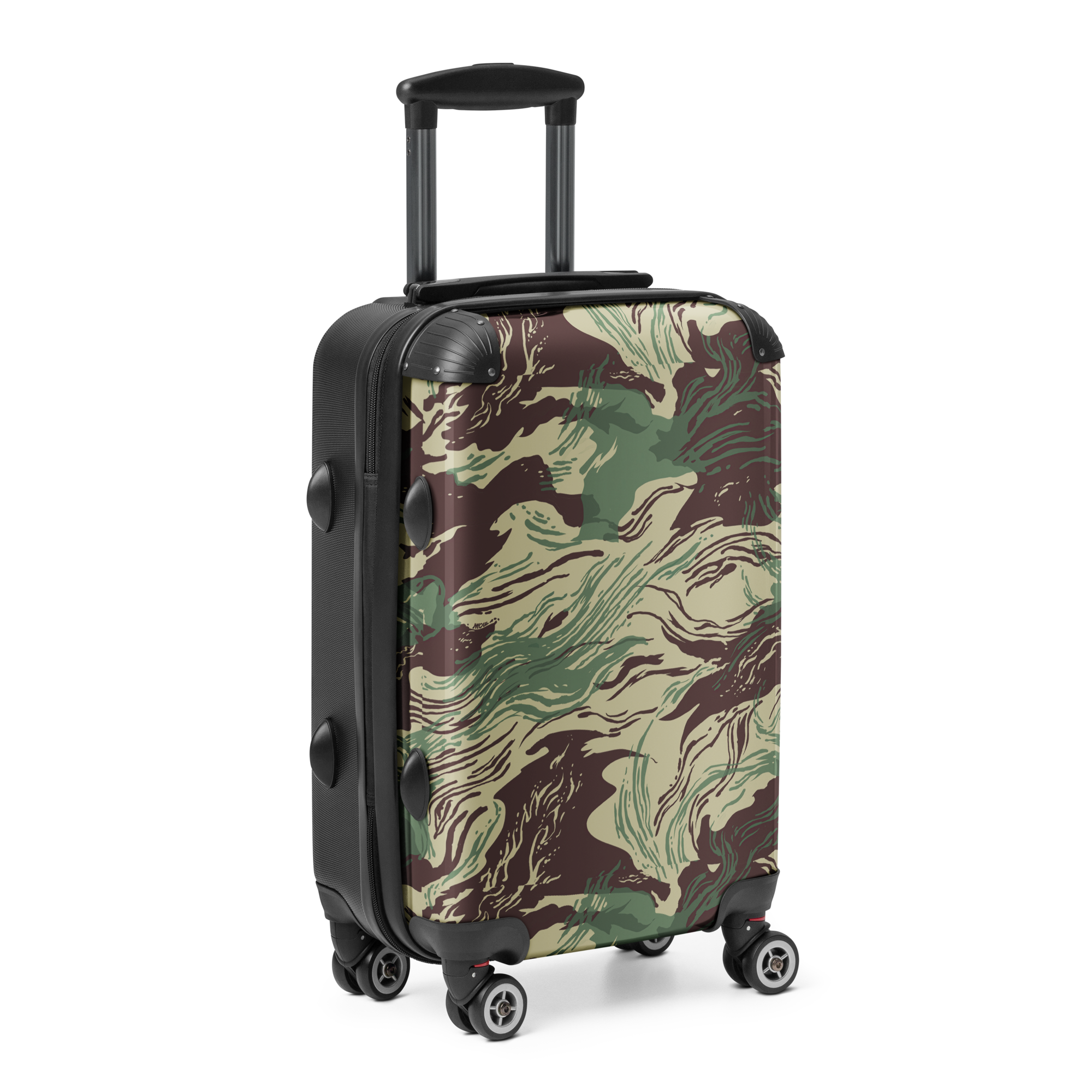 Rhodesian Brushstroke Camouflage Hard-shell Suitcase