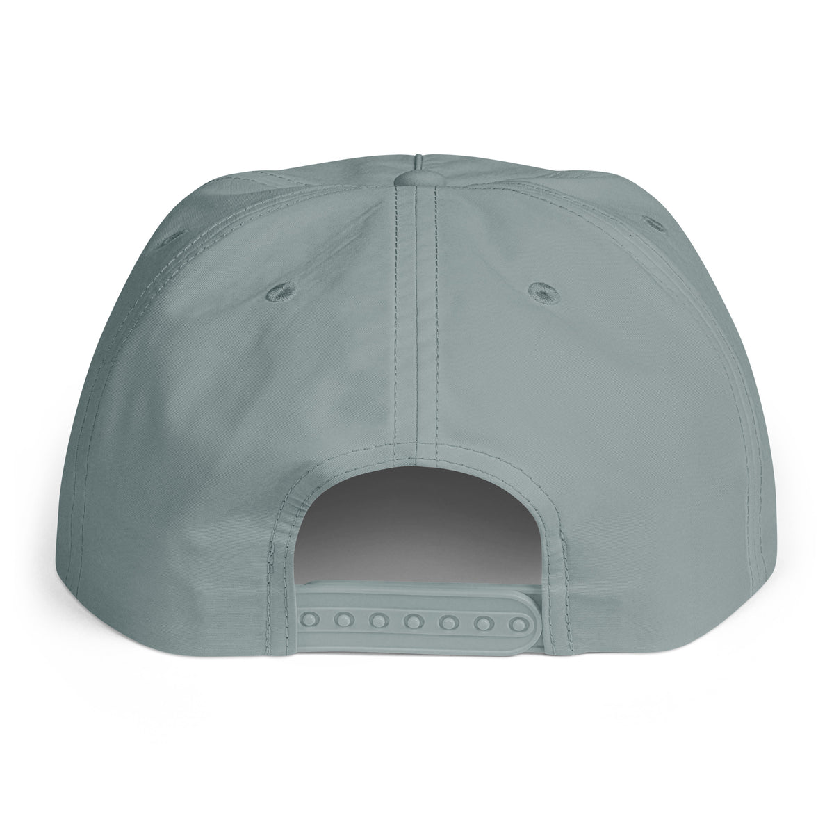 Gray cap back view on a white background