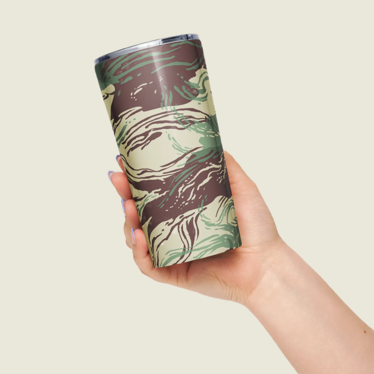 Rhodesian Brushstroke Camo Tapered Stainless Steel Tumbler