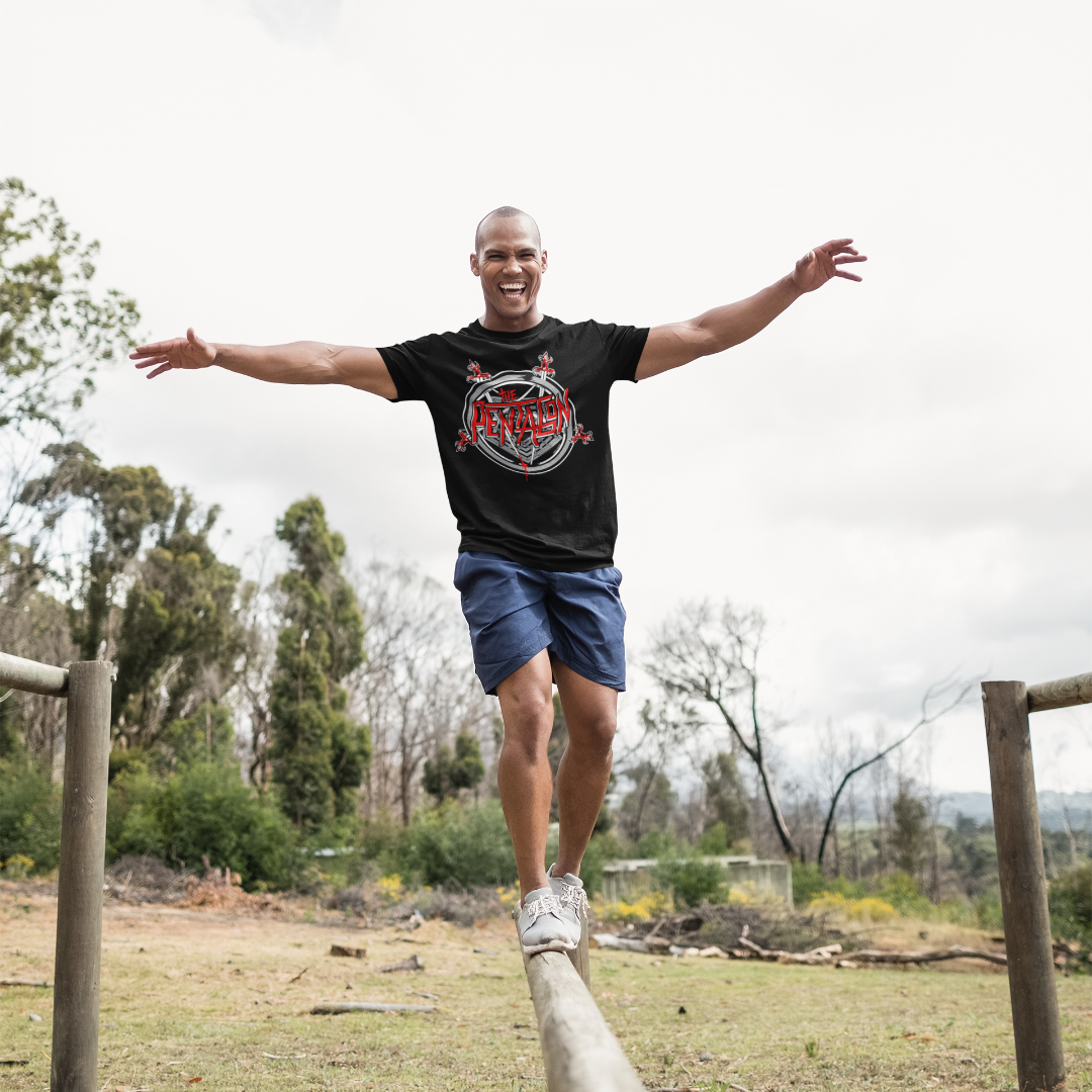 The Pentagon Death Metal World Tour Tri-Blend T-shirt