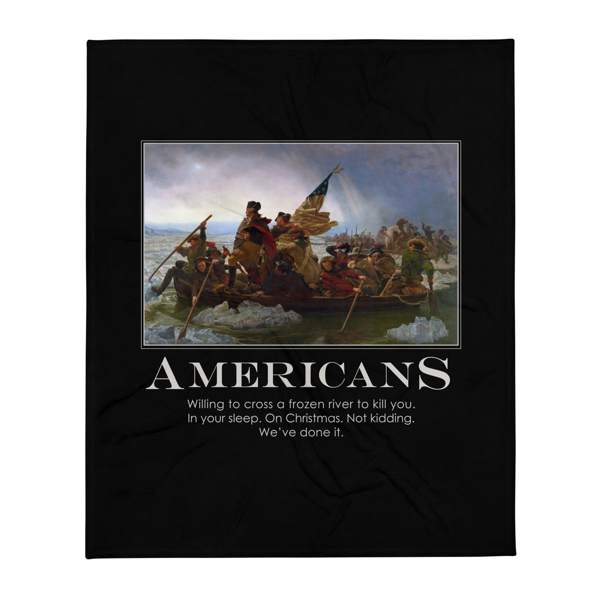 Americans Throw Blanket