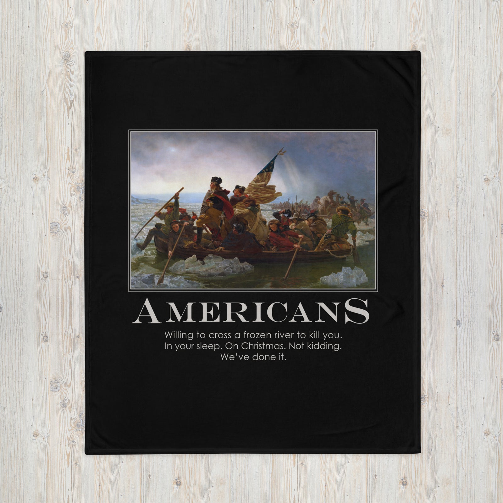 Americans Throw Blanket