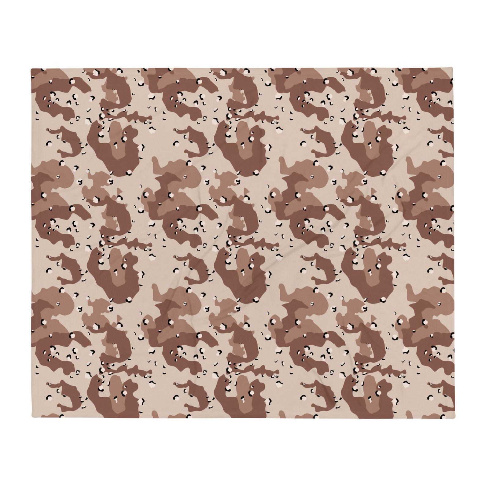 Desert DBDU Camo Throw Blanket