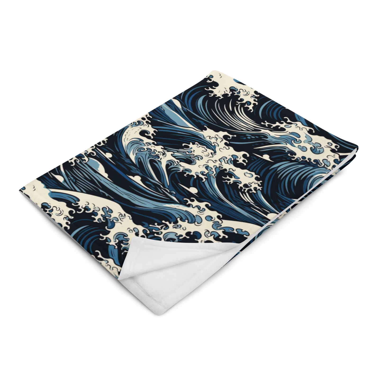 Great Waves Throw Blanket