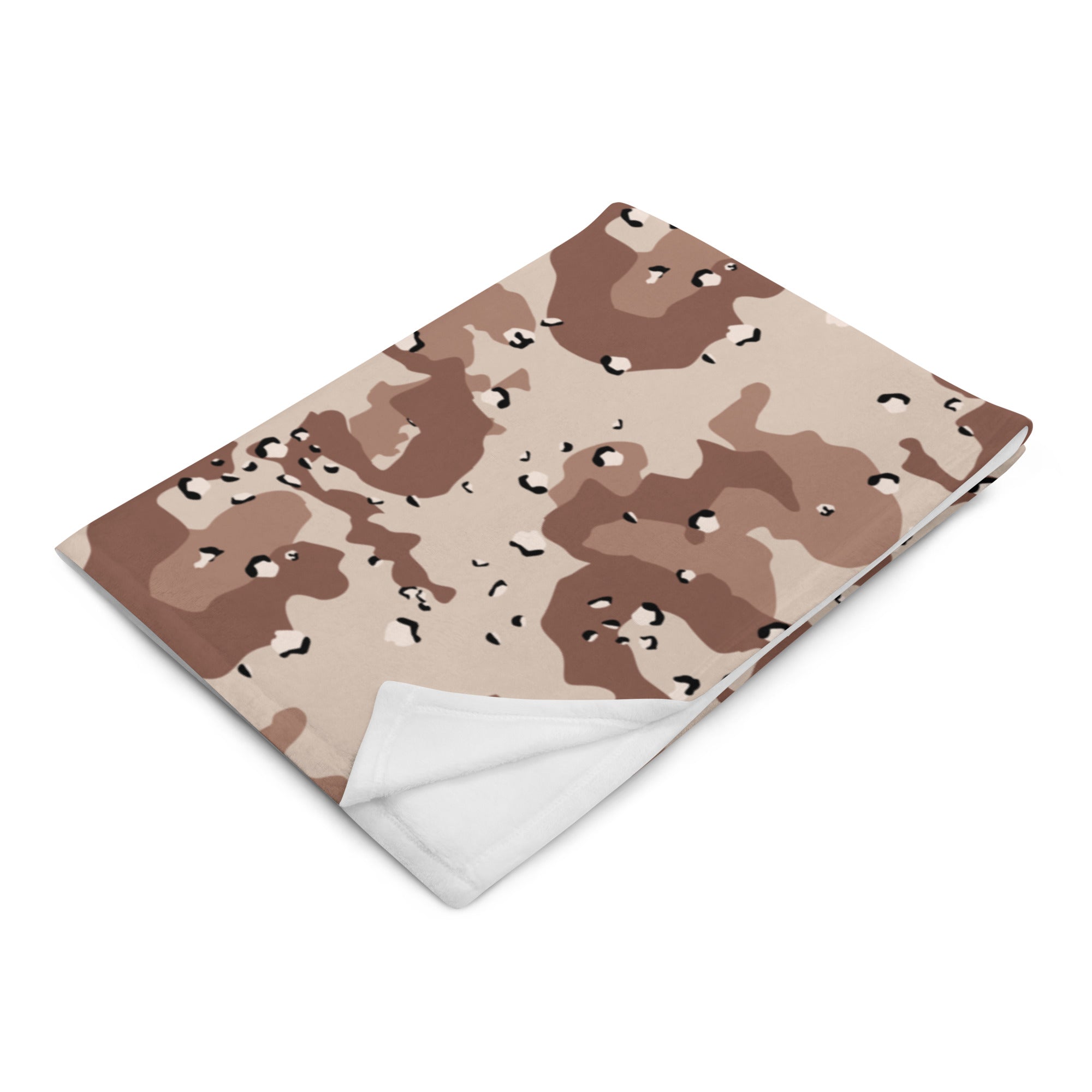 Desert DBDU Camo Throw Blanket