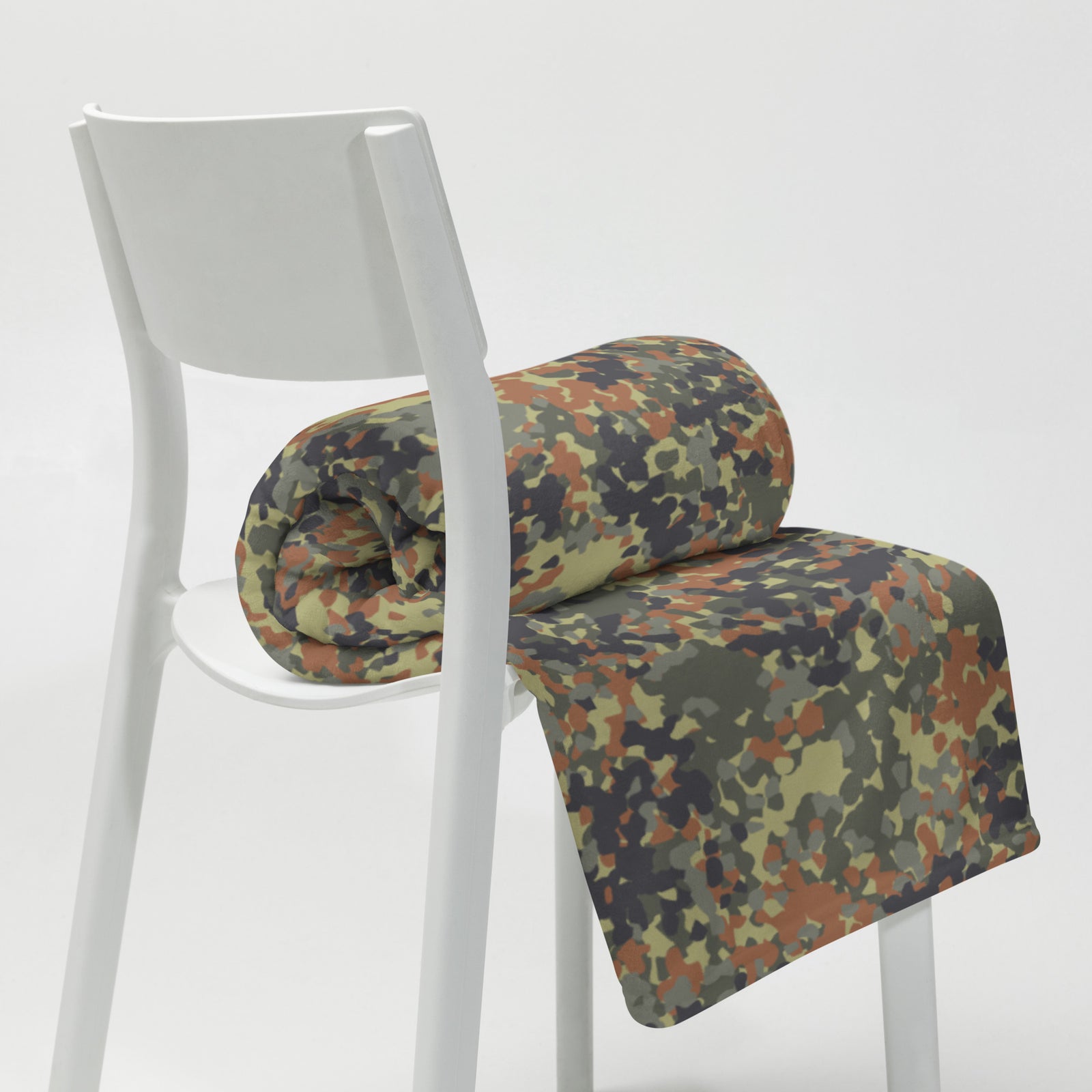 Flecktarn Reconnaissance Camo Throw Blanket