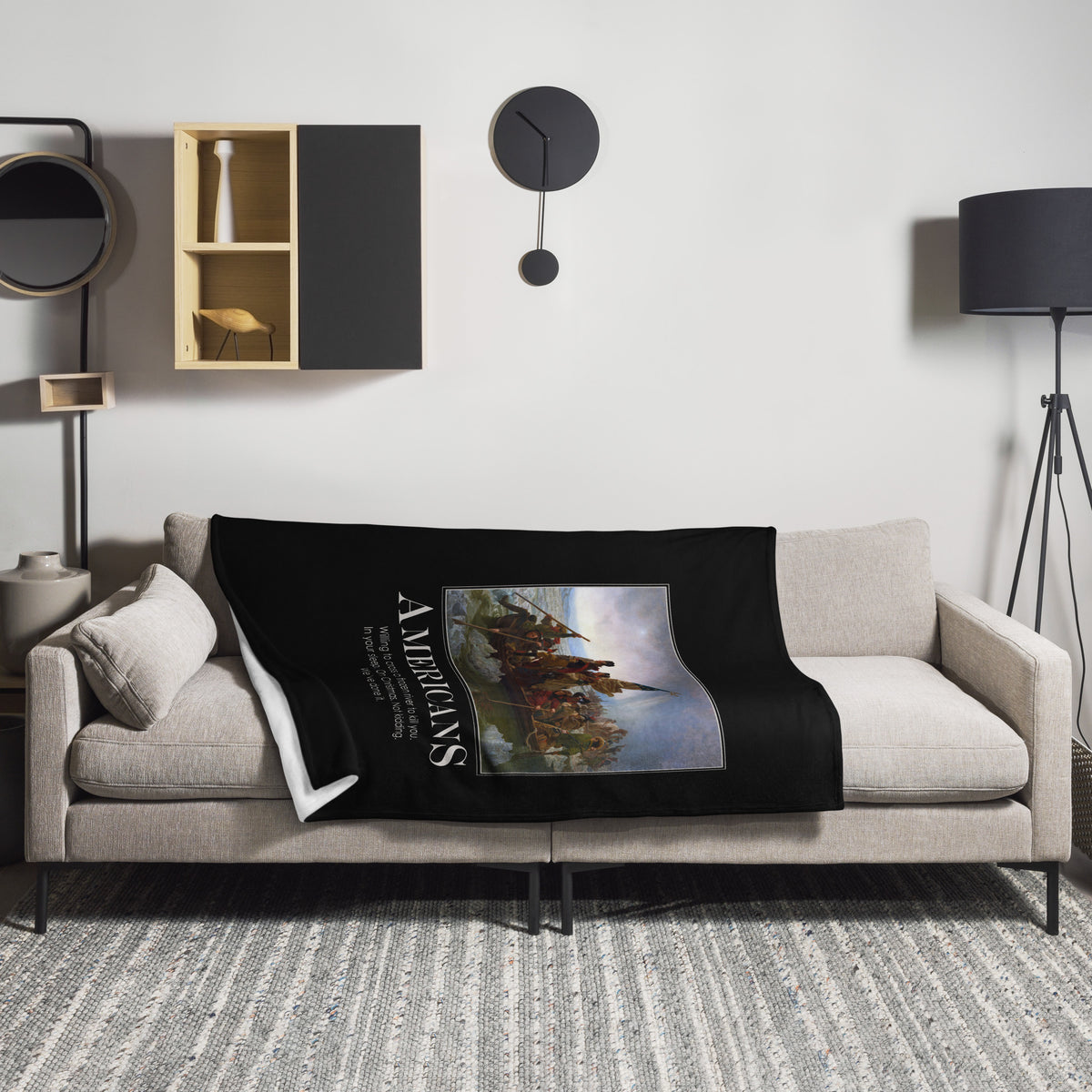 Americans Throw Blanket