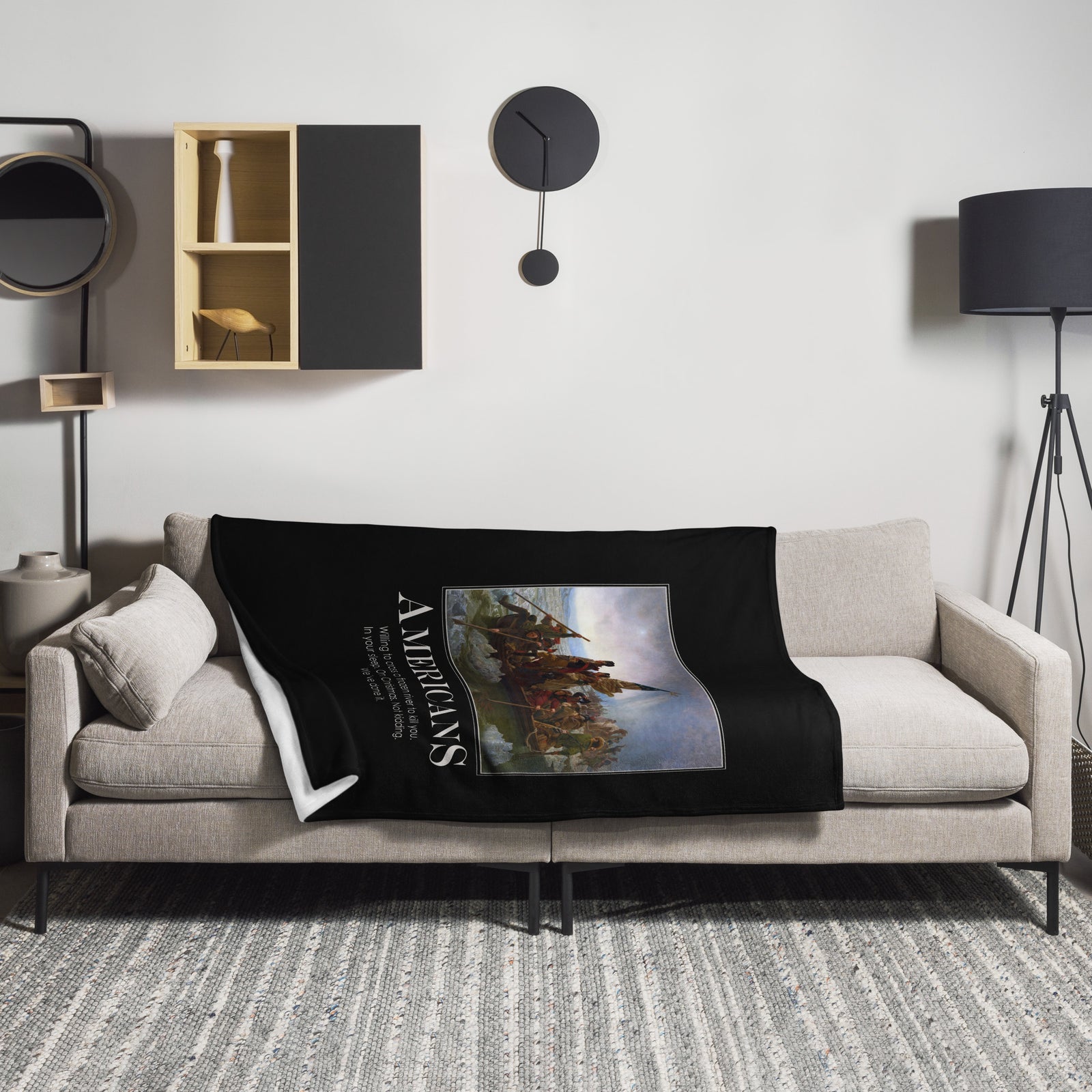 Americans Throw Blanket