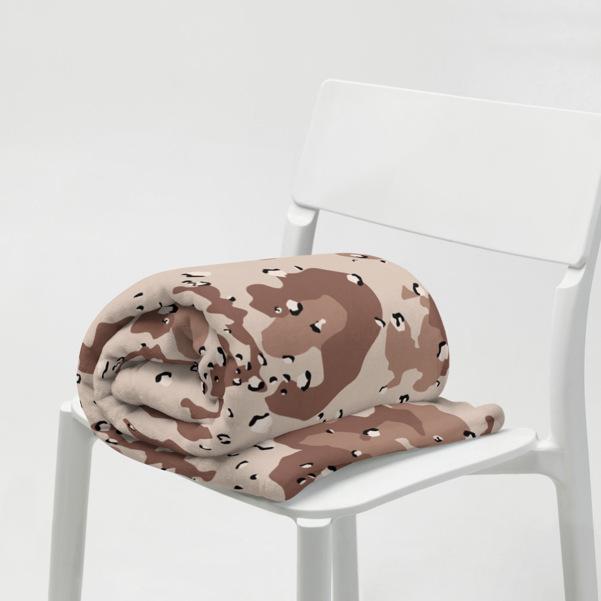 Desert DBDU Camo Throw Blanket