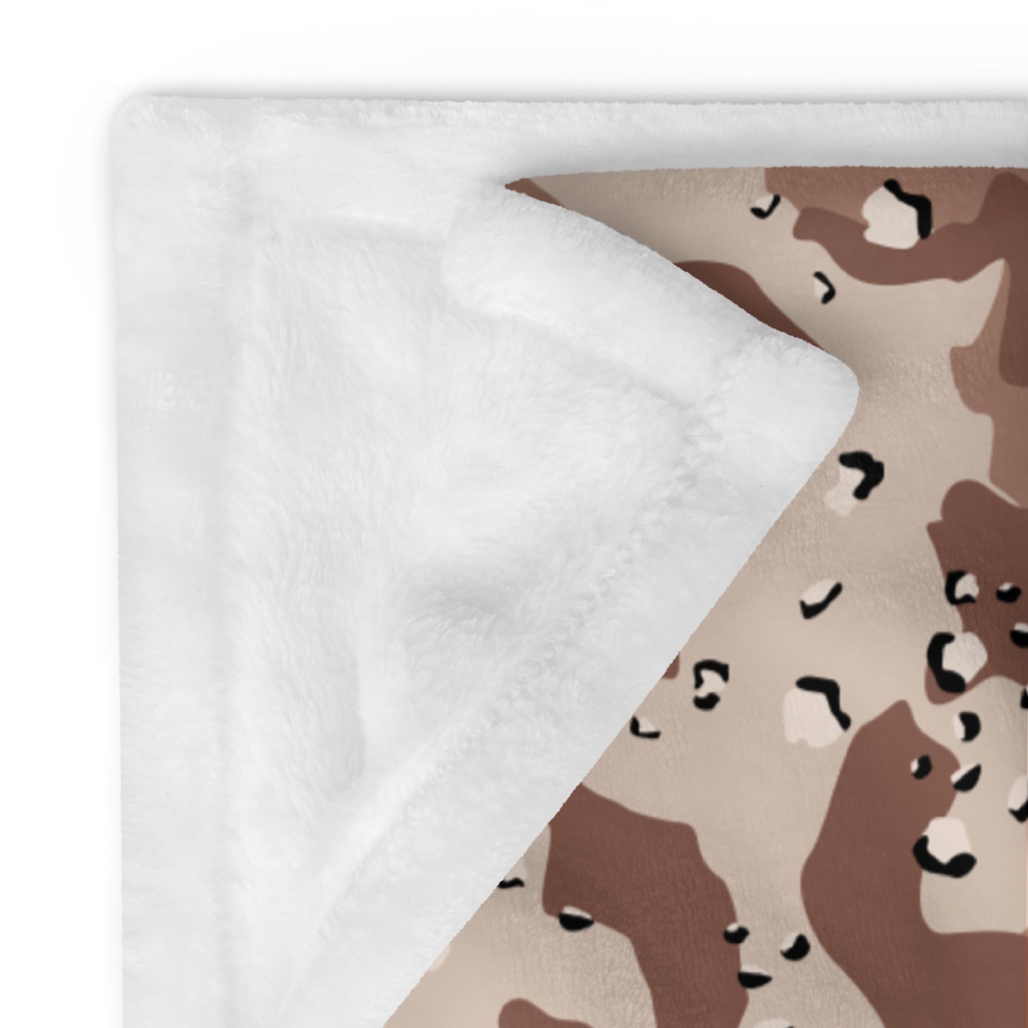 Desert DBDU Camo Throw Blanket