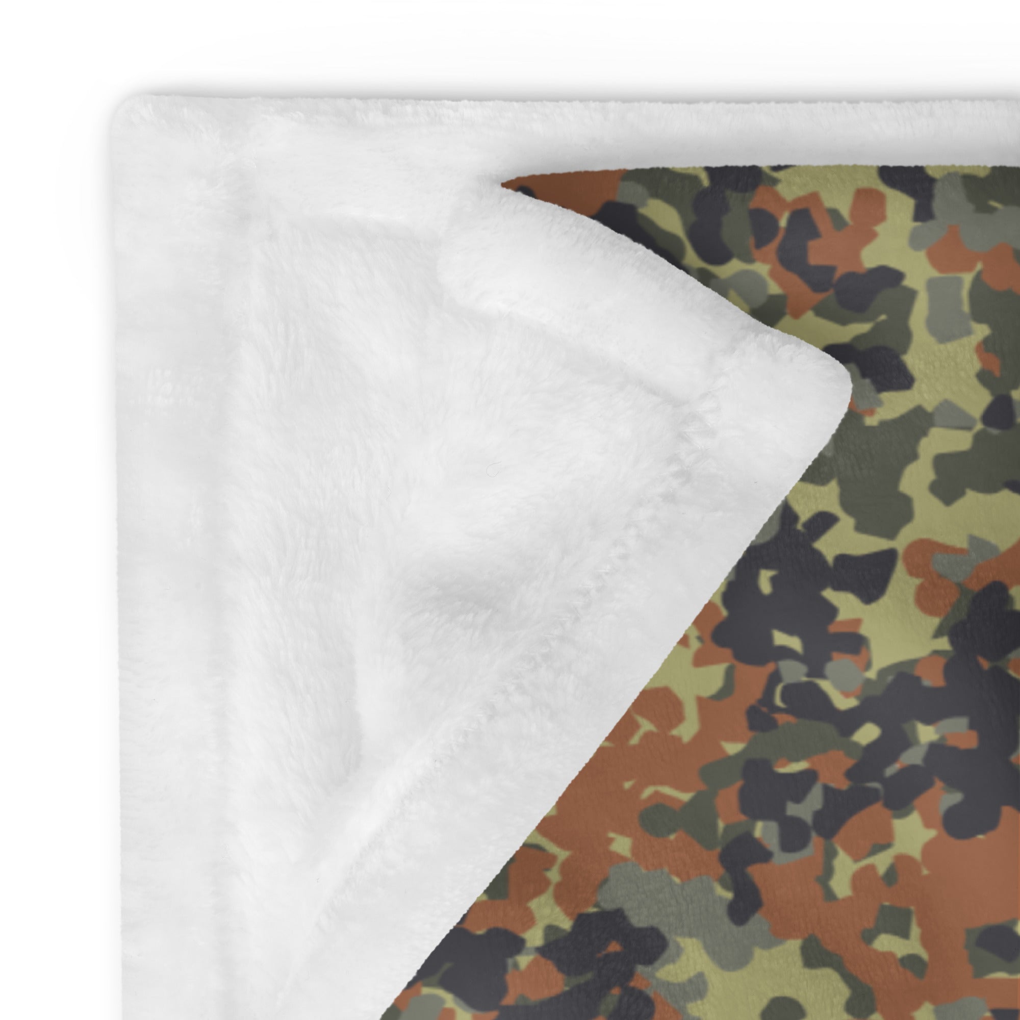 Flecktarn Reconnaissance Camo Throw Blanket